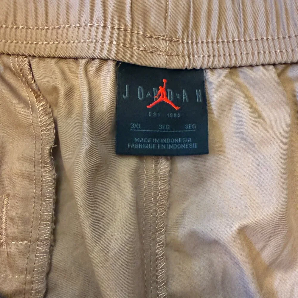 Jordan Essentials Woven Pants Archaeo Brown Pockets Men's size 3XL